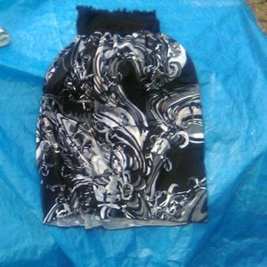 Black strapless dress